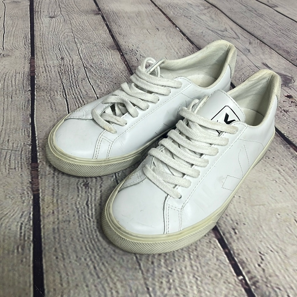 Veja Esplar White Leather Sneakers